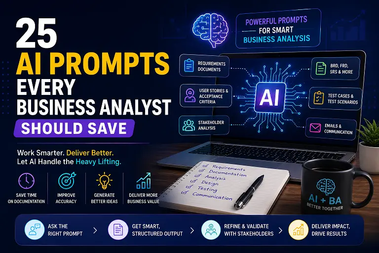 25 AI Prompts for Business Analysts